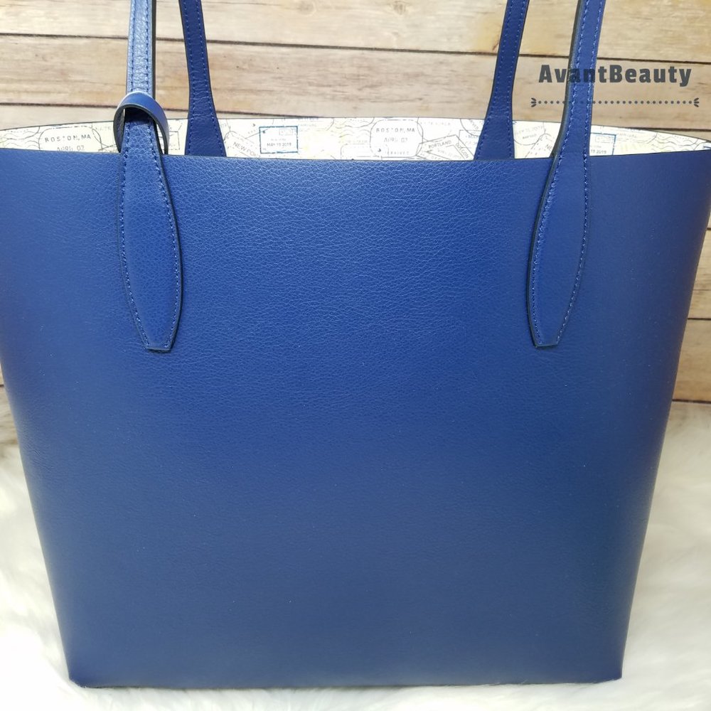 Kate Spade Large Reversible Tote Off The Grid Blue - Picture 5 of 16